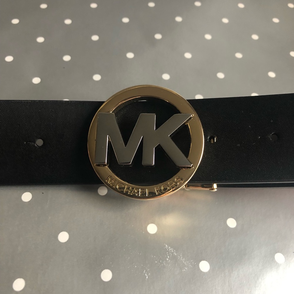 Michael Kors reversible belt burgundy/black size L - Picture 5 of 8